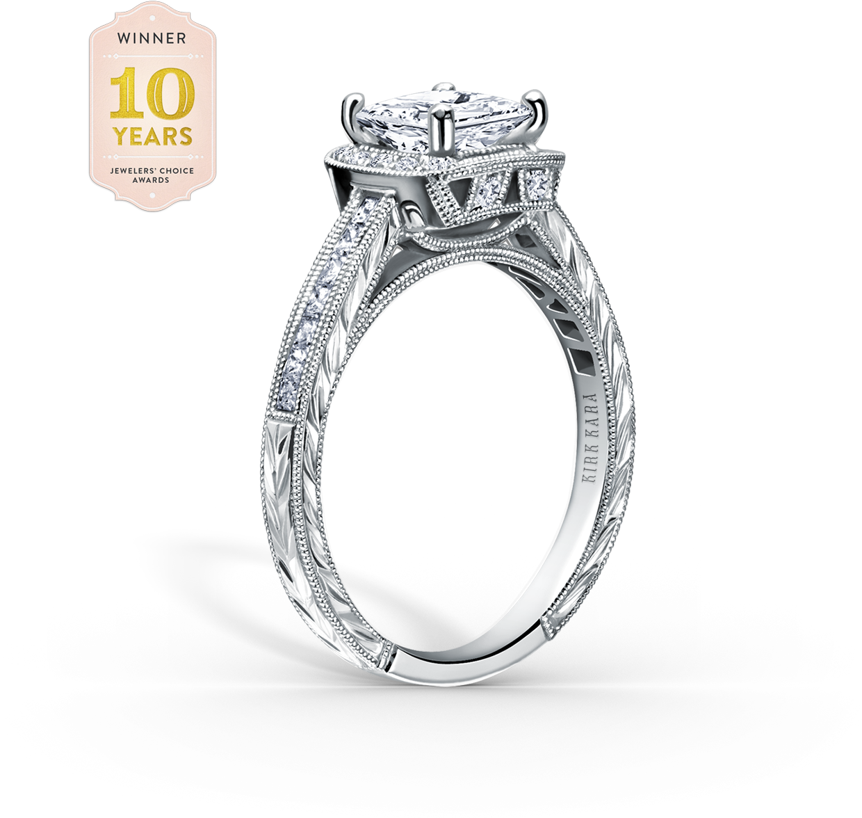 Kirk Kara Carmella Ss6996-r - Ring (1320x1320), Png Download