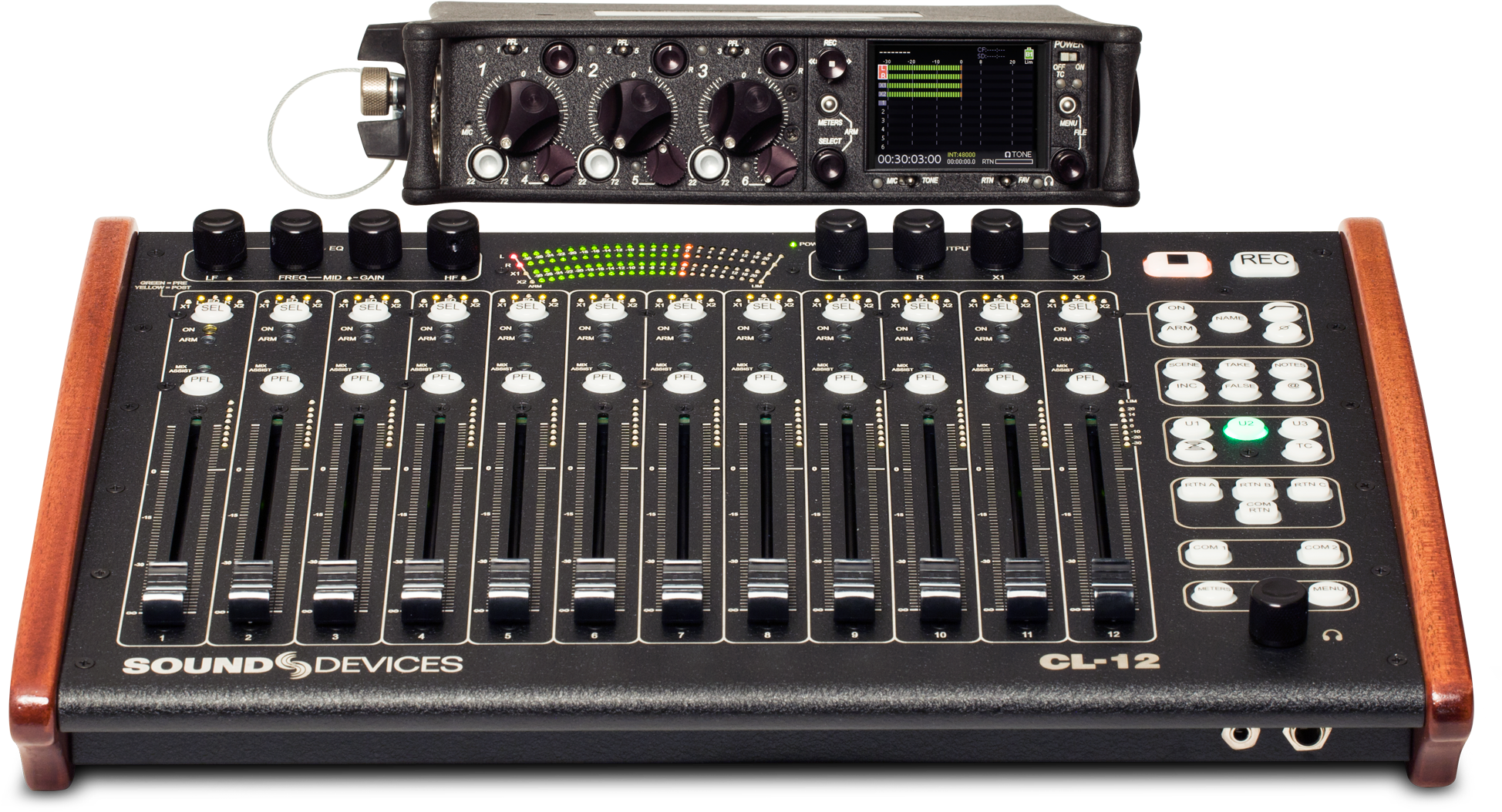 633 With Cl-12 Alaia - Sound Devices Cl-12 Alaia Linear Fader Controller For (2000x1110), Png Download