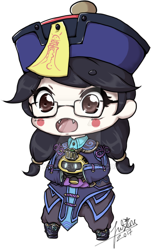 #mei #overwatch Pic - Cartoon (600x902), Png Download