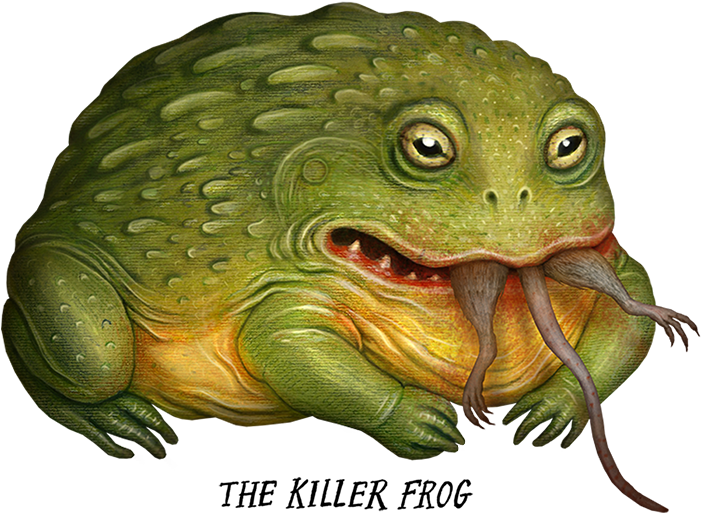 Frog Monster (700x537), Png Download