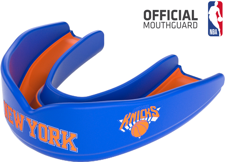 New York Knicks Nba Basketball Mouthguard - Golden State Warriors Mouthpiece (1000x1000), Png Download