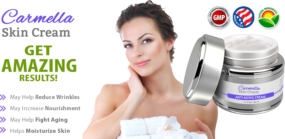Try Carmella Skin Cream Today, You'll Love The Results - Anavita Moisturizing Anti Wrinkle Anti Aging Cream (966x473), Png Download