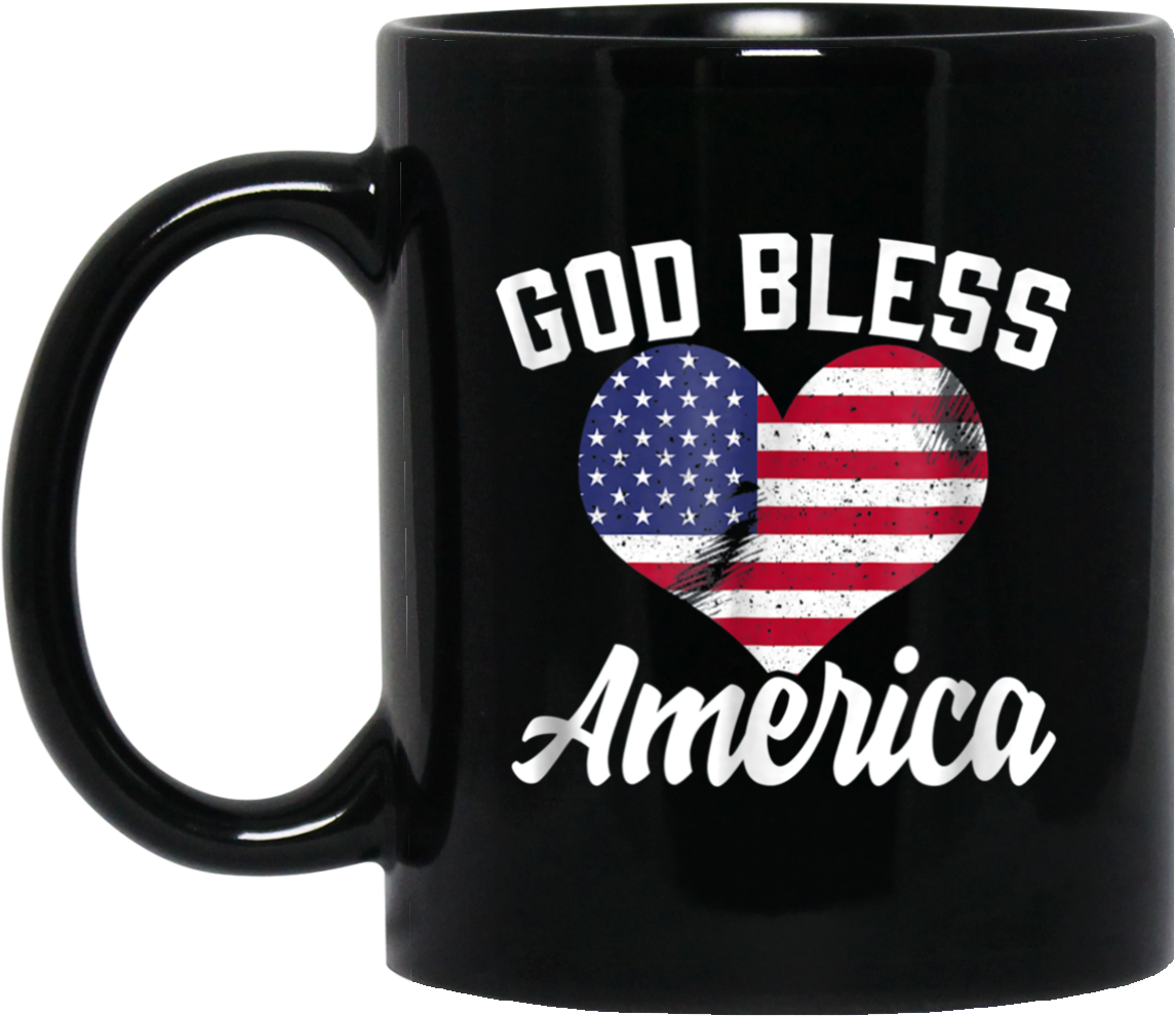 God Bless America Vintage Distressed Flag Heart Women - Best Freakin Aunt And Godmother Ever (1155x1155), Png Download