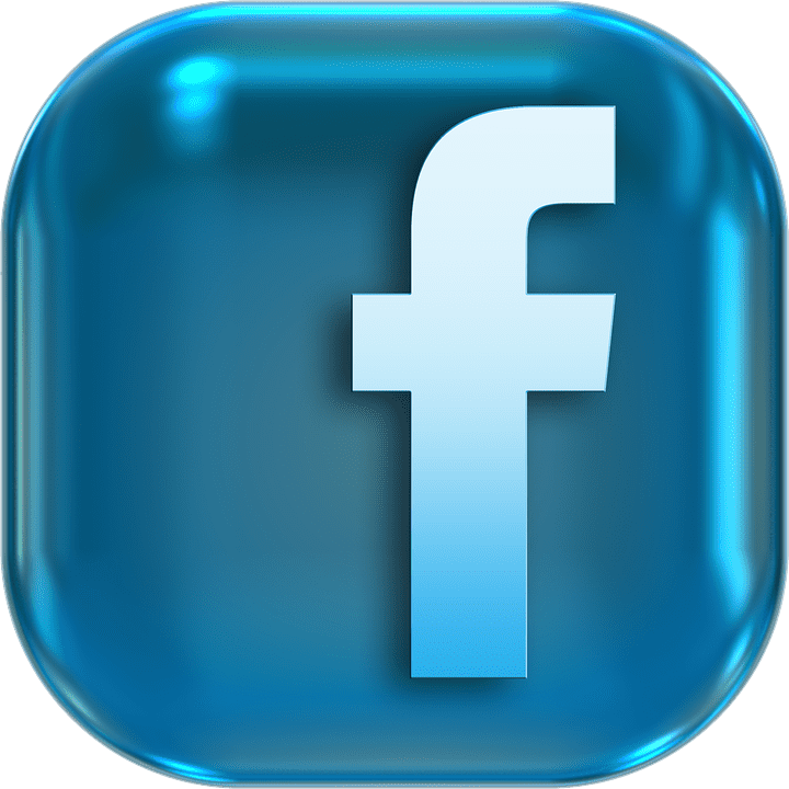 Free Png 3d Facebook Logo Png Icon Png Images Transparent - Social Media 3d Icons (480x480), Png Download