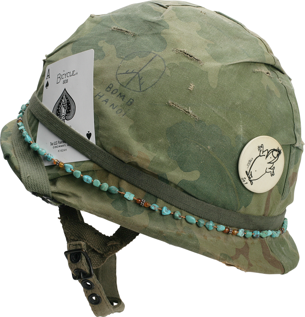 Vietnam Helmet Art - Vietnam Helmet Png (577x600), Png Download