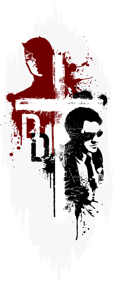 Daredevil By Mad42sam On Deviantart - Daredevil (400x969), Png Download
