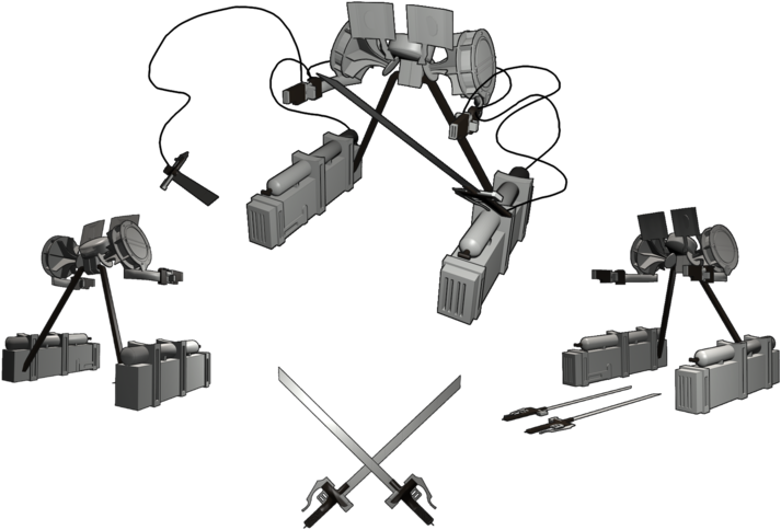 320 × 225 Pixels - New 3d Maneuver Gear (800x564), Png Download