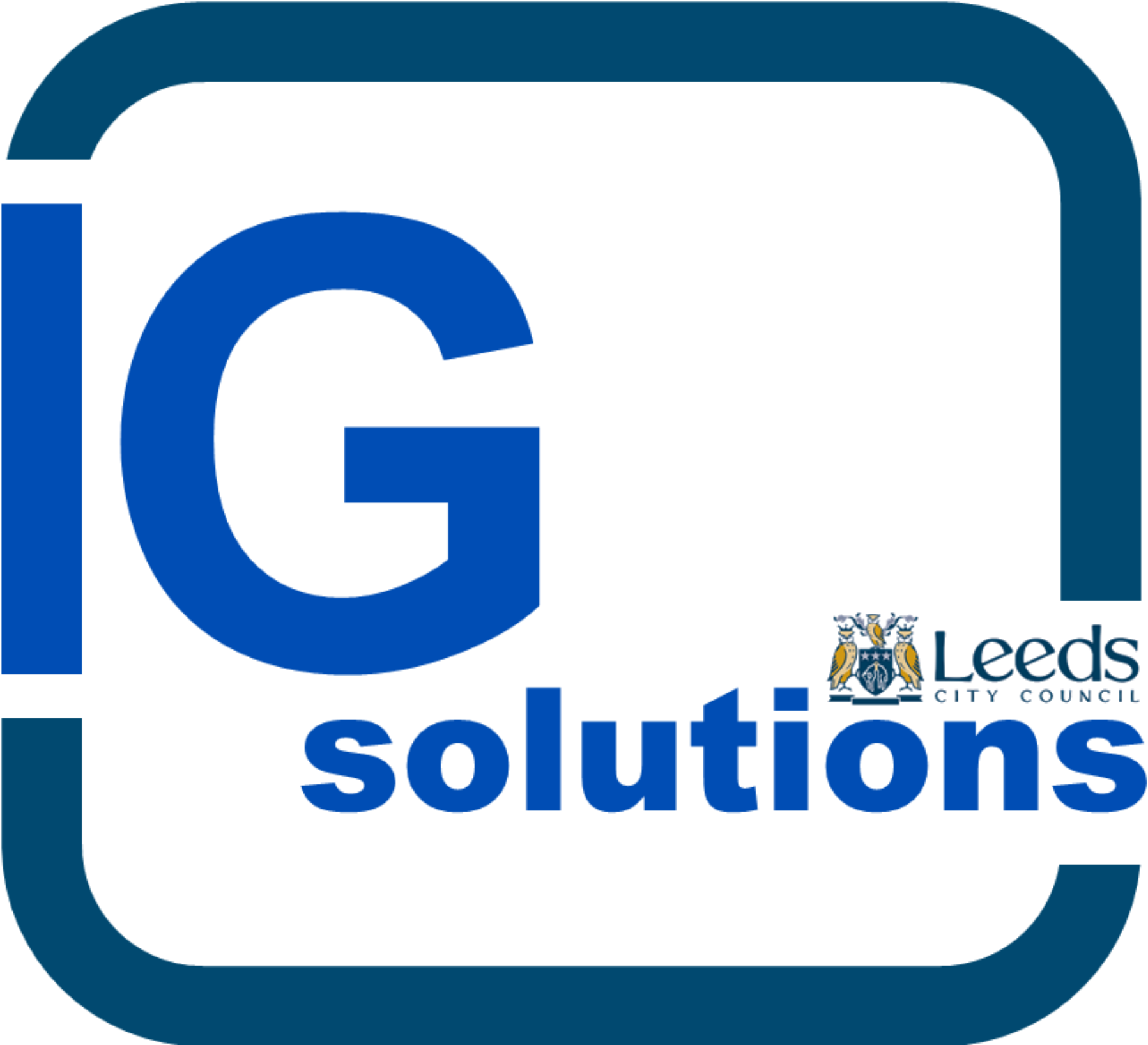 Ig Solutions Official Logo - Leeds City Council (1800x1642), Png Download