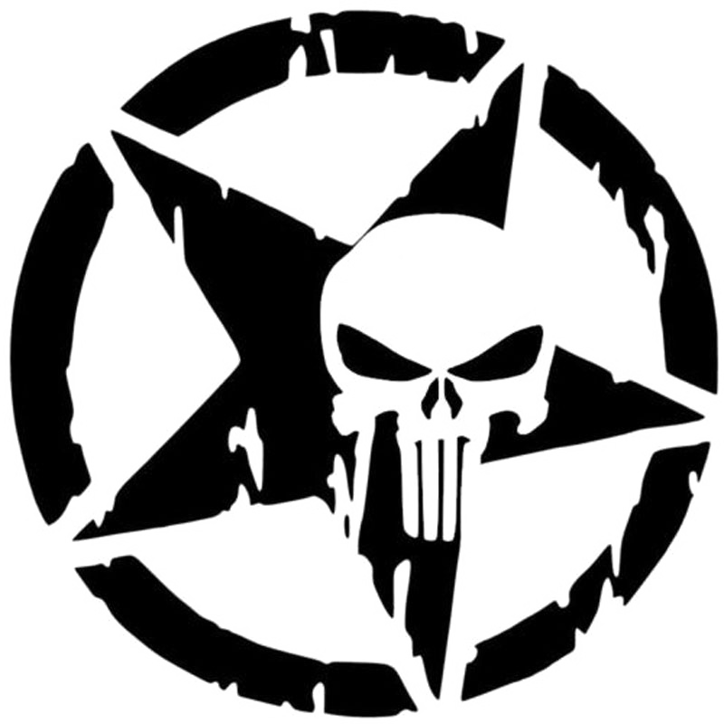 Punisher Png Image Background - Cool Punisher Skull (800x800), Png Download