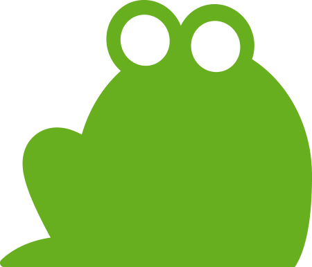Footer Frog - Frog (450x386), Png Download