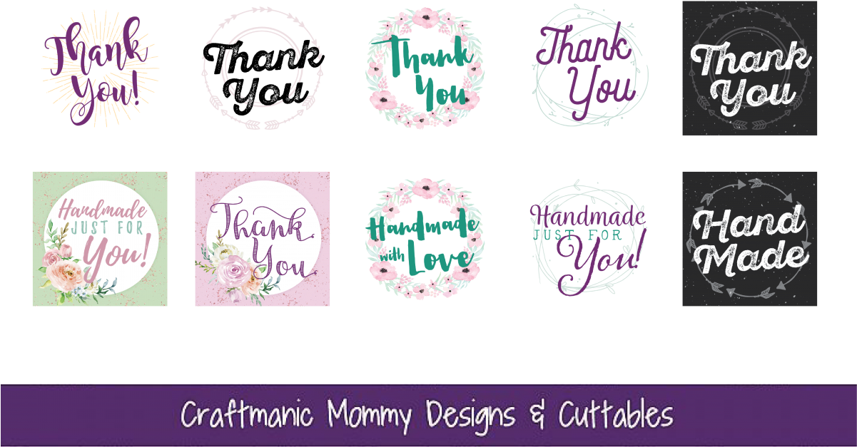 Boho Thank You Tags Example Image - Calligraphy (1200x800), Png Download
