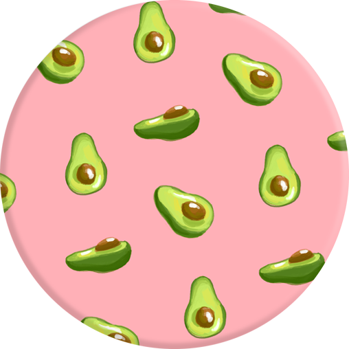 Avocados Pink Popsocket (508x508), Png Download