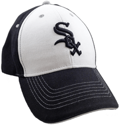 Chicago White Sox Cap - Black White Baseball Cap Png (400x400), Png Download