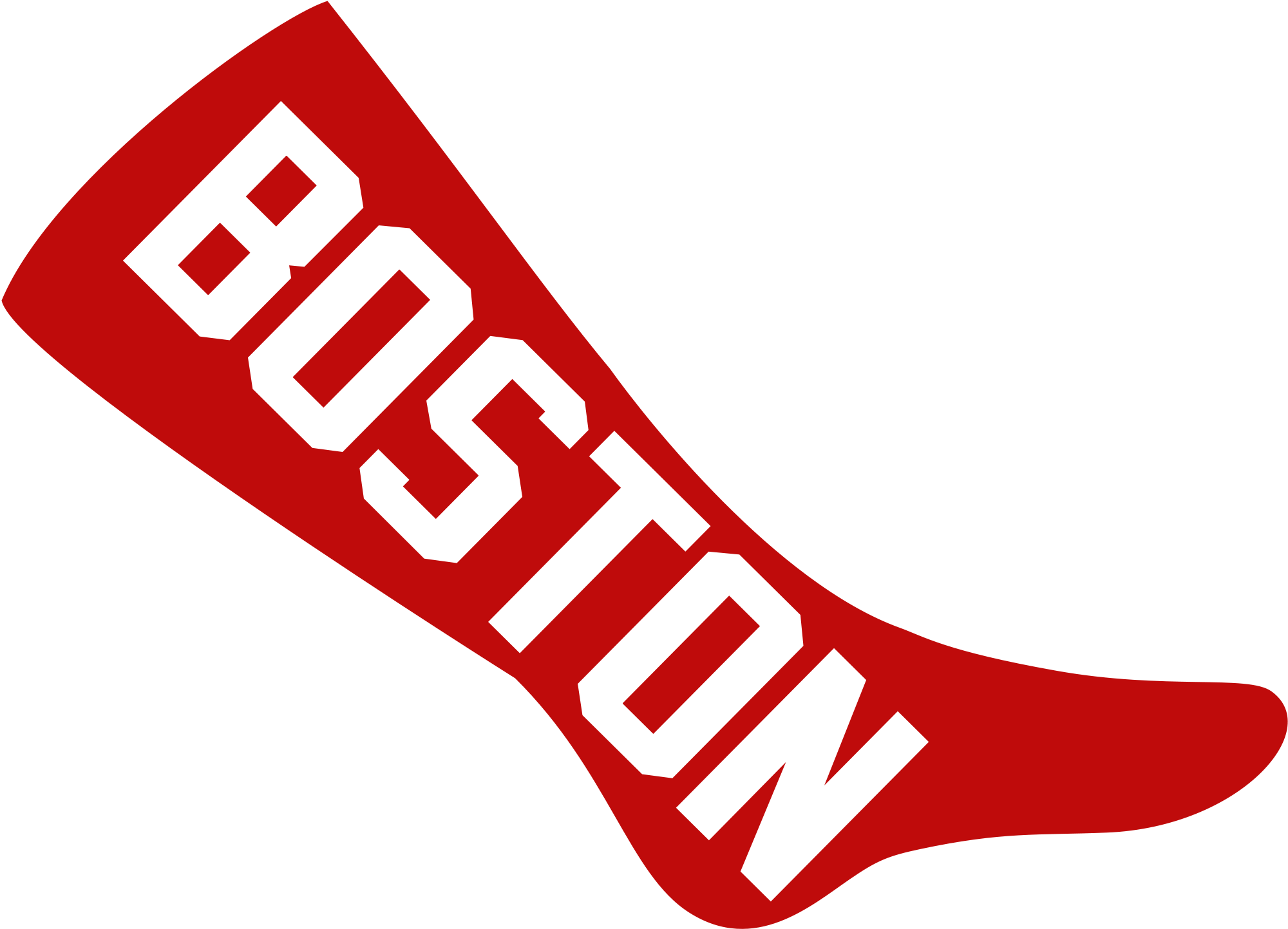 Boston Red Sox - Boston Red Sox First Logo (2000x1443), Png Download