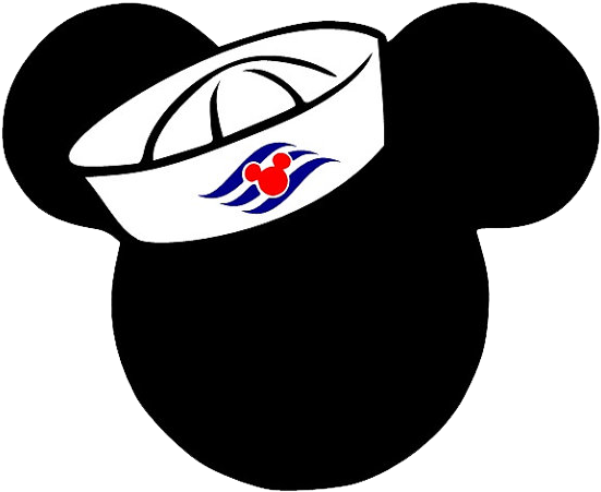 Anchor Clipart Mickey - Disney Cruise Mickey Head (570x470), Png Download