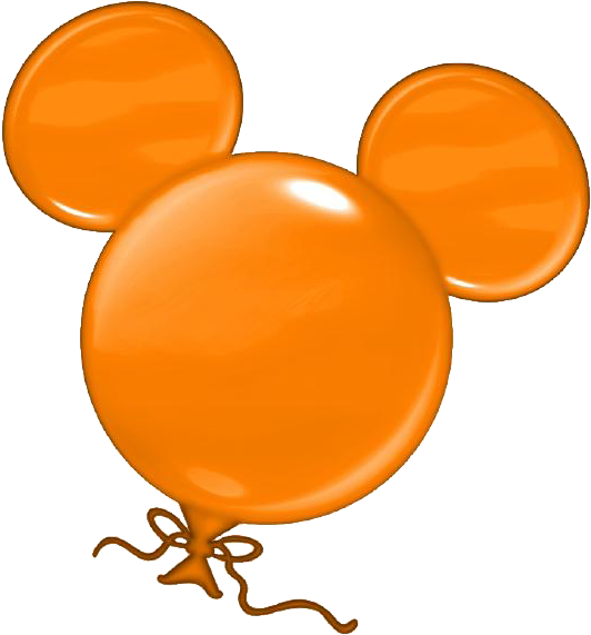 Mickey Mouse Balloon Clipart Free - Mickey Mouse Balloon Clipart (551x584), Png Download