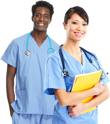 2-nurses - Nurse (480x544), Png Download