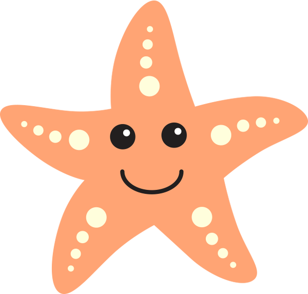 Sea Star Png Free Download - Sea Star Clip Art (600x573), Png Download