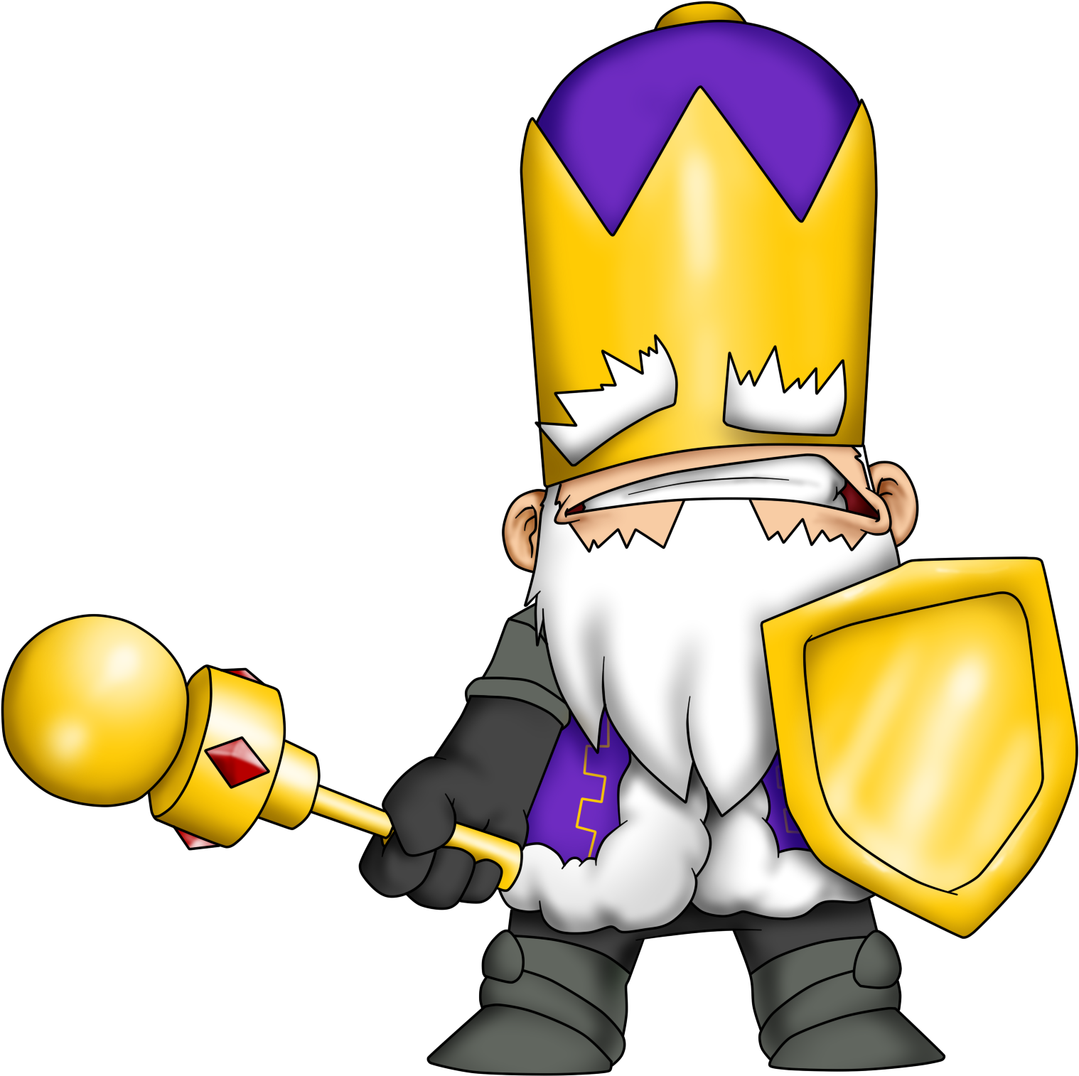 Castle Crashers - Castle Crashers King (1725x1725), Png Download