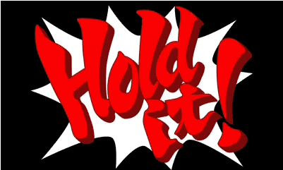 Hold It Phoenix Wright (600x240), Png Download