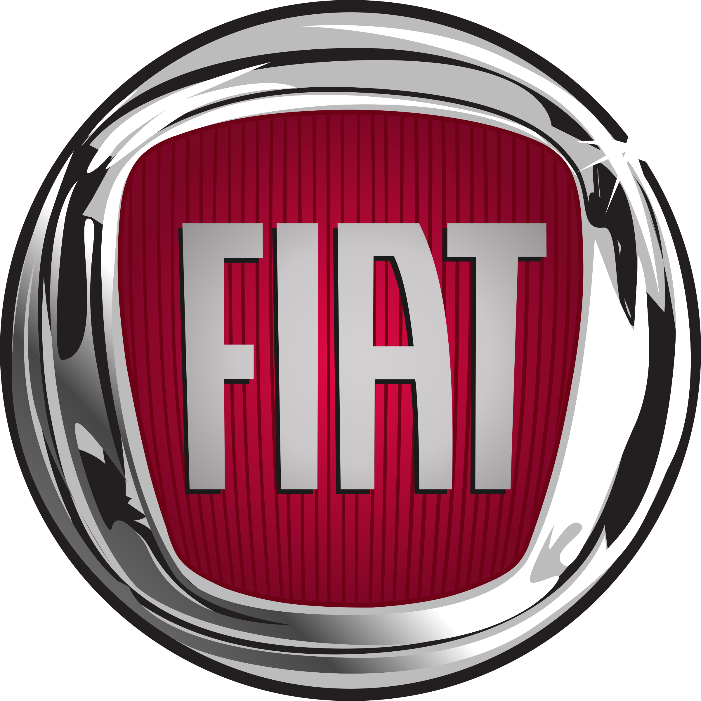 Fiat Logo Png Transparent - Logo De Fiat Png (2400x2400), Png Download