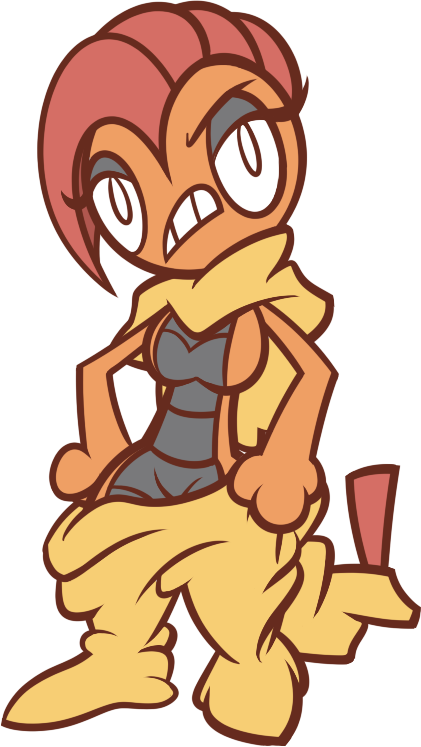 110kib, 421x747, Image - Scrafty Female (421x747), Png Download