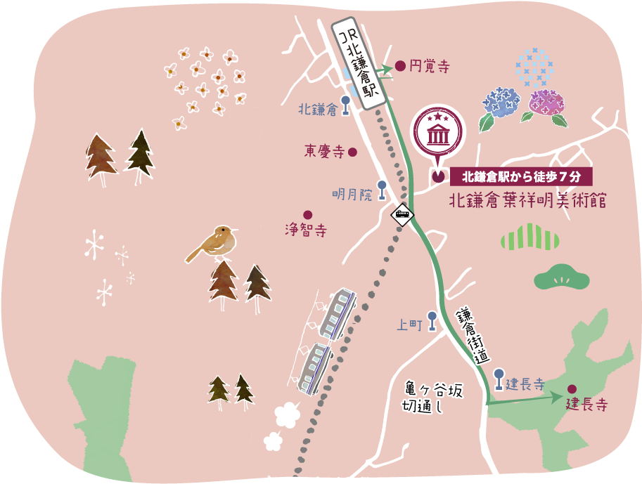 Kita-kamakura Station - Illustration (1010x714), Png Download