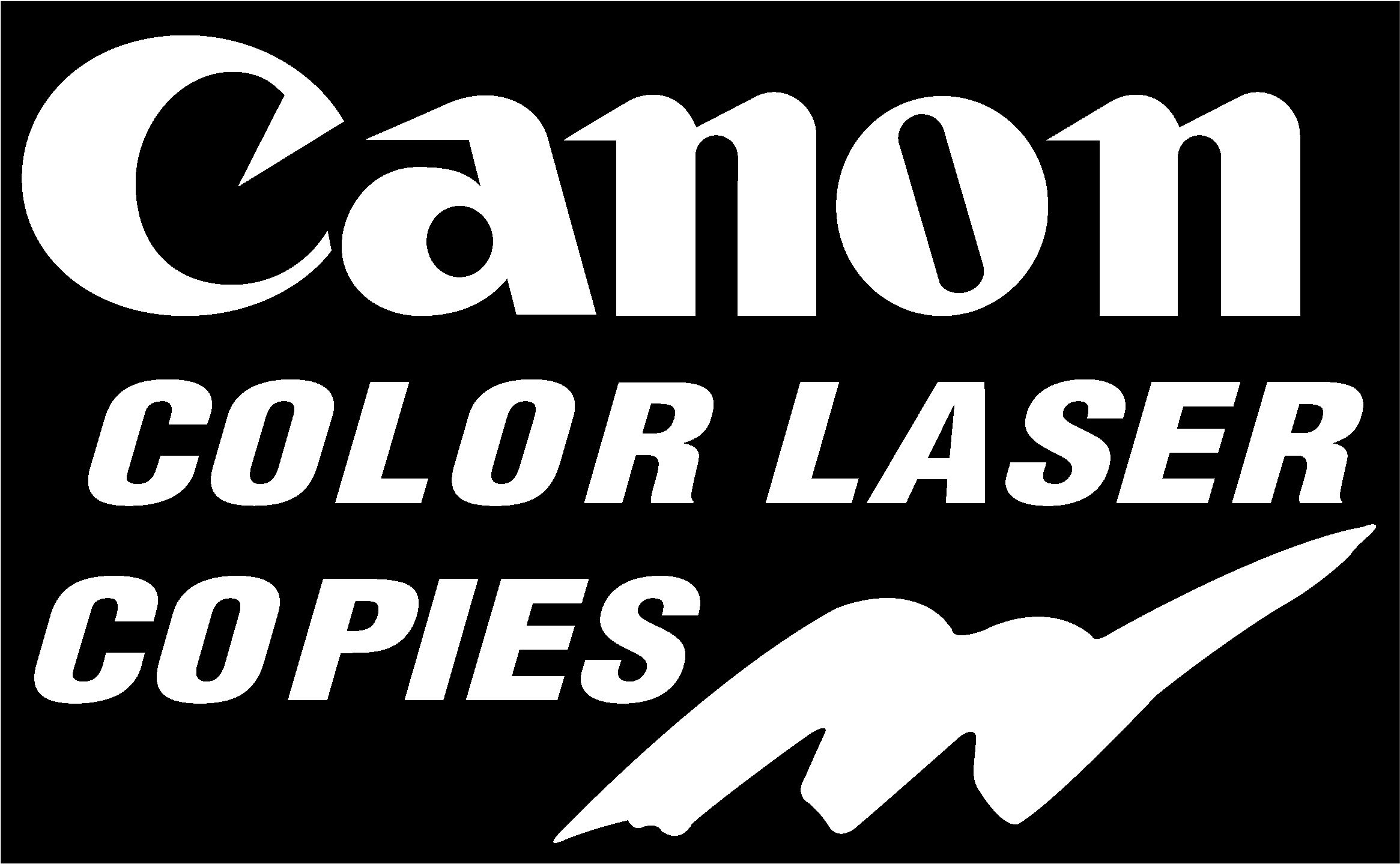 Canon Logo Black And White - Canon (2400x2400), Png Download