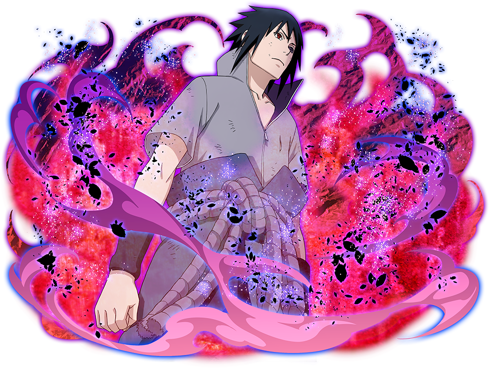 ☆6 Super Impact Sasuke - Naruto Blazing Sasuke One Step To Hokage (988x900), Png Download