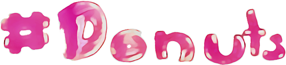 Kawaii Donuts & Pastries Messages Sticker-0 - Doughnut (618x618), Png Download