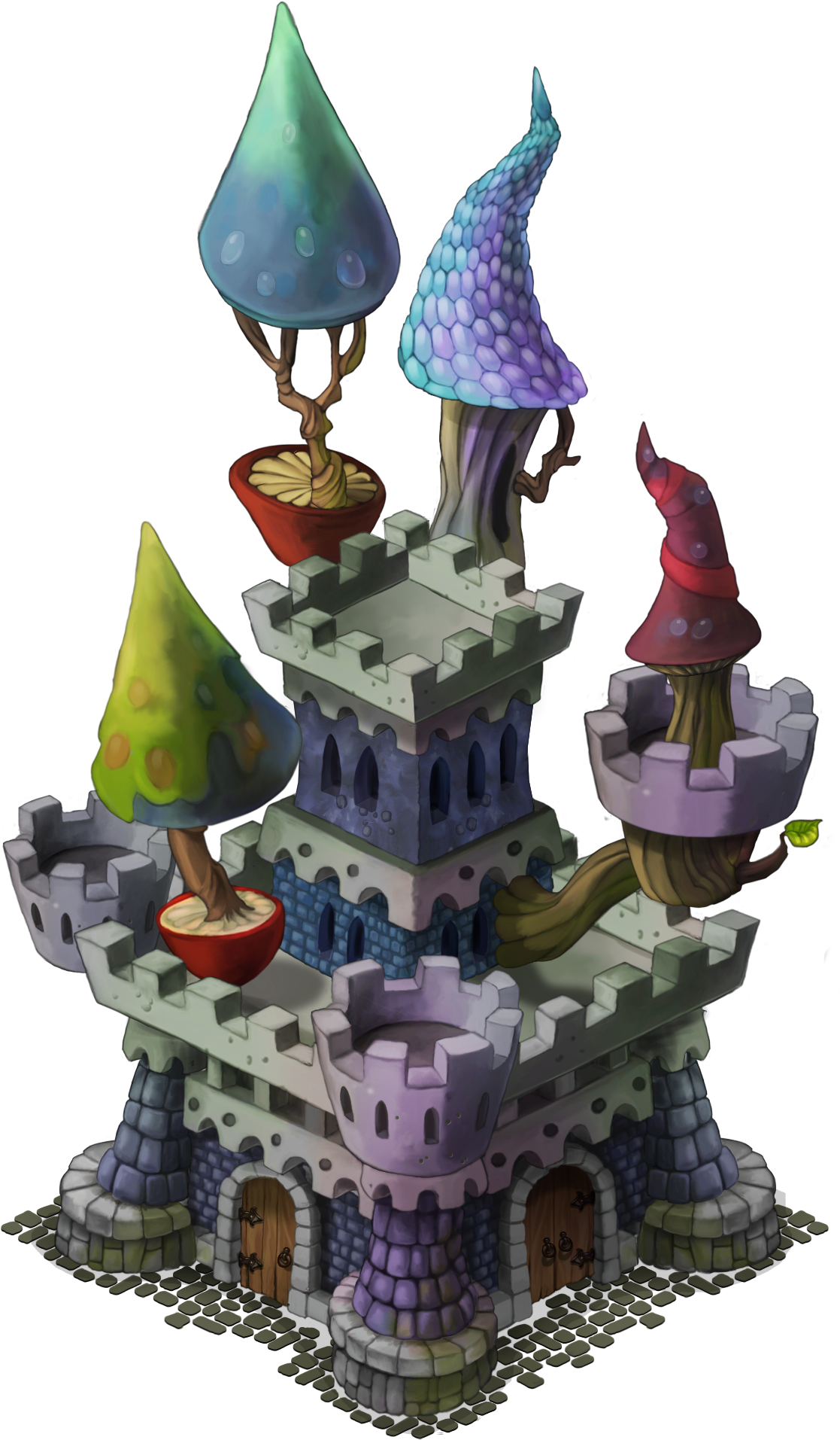 My Singing Monsters - My Singing Monsters Tower (1154x1963), Png Download