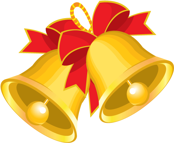 Free Christmas Bells Clip Art - Christmas Bells (600x600), Png Download