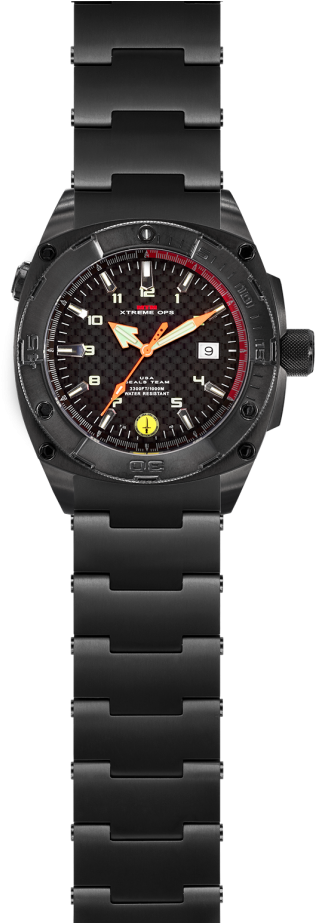 Mtm Special Ops Watches Mtm Special Ops Seal Black (418x922), Png Download