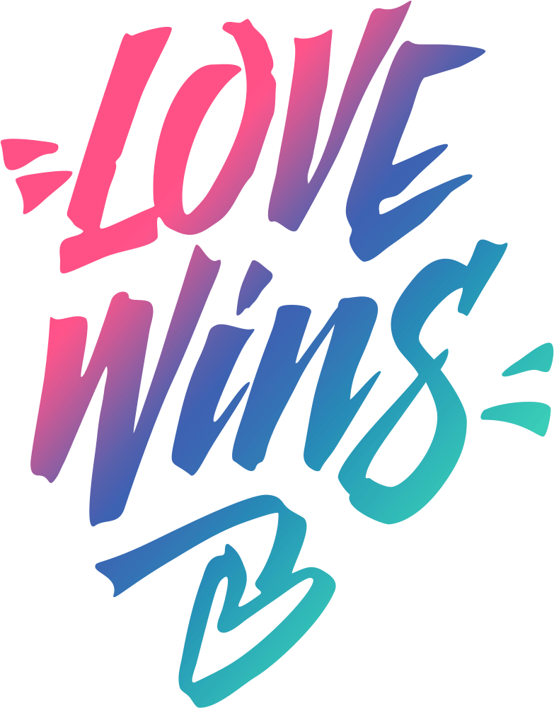 Free Love Wins - Love Wins Font (900x1000), Png Download