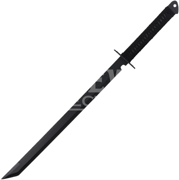 Black Ninja Sword With Cross Guard - Faber Castell Pitt Graphite Pencils (586x586), Png Download