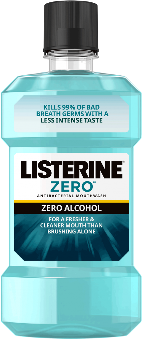 New Listerine Zero Clean - Listerine Cool Citrus Mouthwash (1024x1431), Png Download