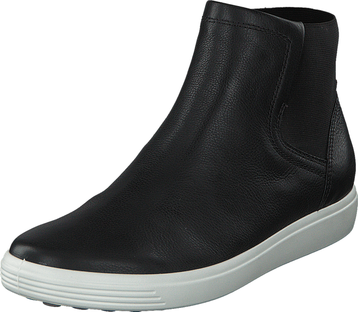 Ecco 430073 Soft 7 Ladies Black/lion 55682-00 Womens - Shoe (705x615), Png Download