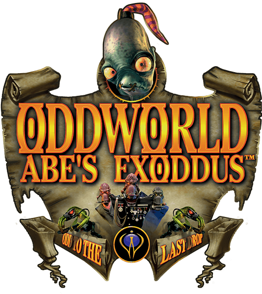 Logo-abe2 - Oddworld Abe's Exoddus [playstation Game] (1000x600), Png Download