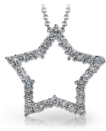 Zeghani Diamond Star Pendant - Tinta Acrilex Rosa Bebe (600x600), Png Download