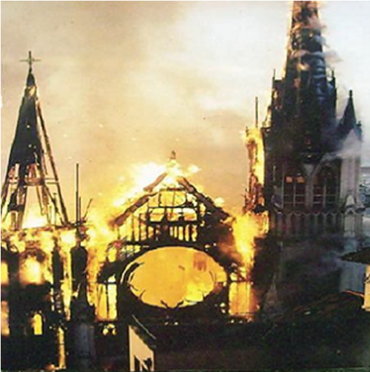3 Just Married 3 Fire - St Paulus Church Gough And Eddy St San Francisco (720x540), Png Download