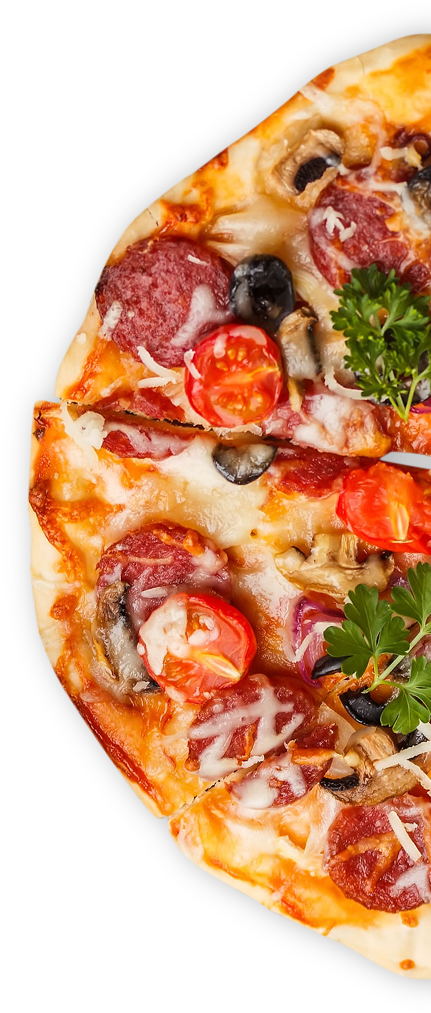 Pizzas Sandwiches&burgers - Leinwandbild „leckere Pizza Italia Auf Holztisch, Fotodruck (482x1050), Png Download