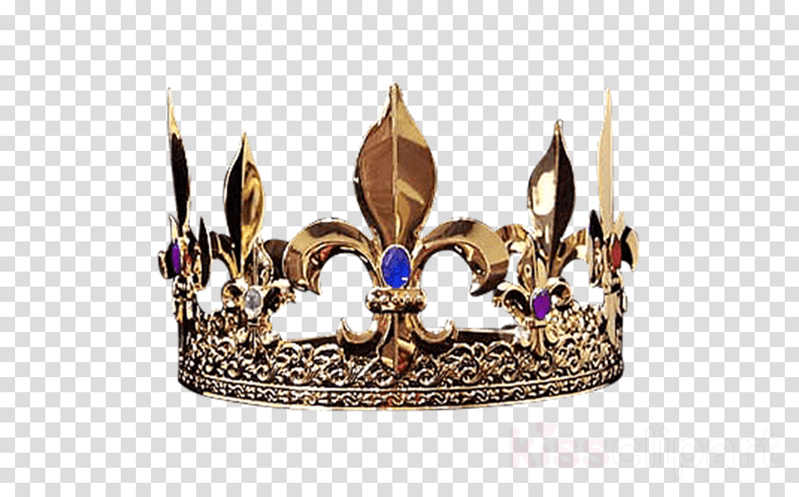 King Crown Gold Clipart Crown Middle Ages Headpiece - Ejools King's Crown #13333 - Gold, Women's (900x560), Png Download