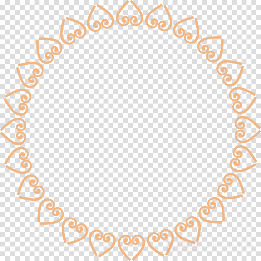 Download Gold Chain Png Clipart Clip Art Gold White - Round Brown Frame Png (900x900), Png Download