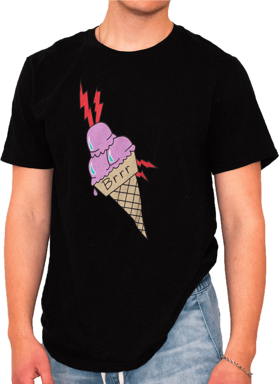 Gucci Mane Ice Cream Tattoo Png Png Free Library - Water And Fire T Shirt (1600x1600), Png Download