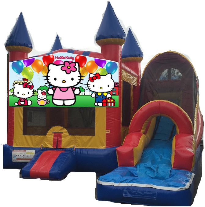 Combo Castle Super Big Front Hello Kitty $200 - Hello Kitty (1024x768), Png Download