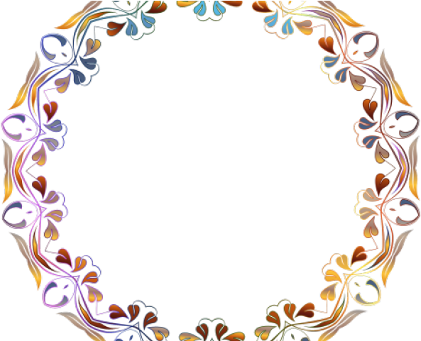 Flower Border Png - Pink 5'x7'area Rug (640x480), Png Download