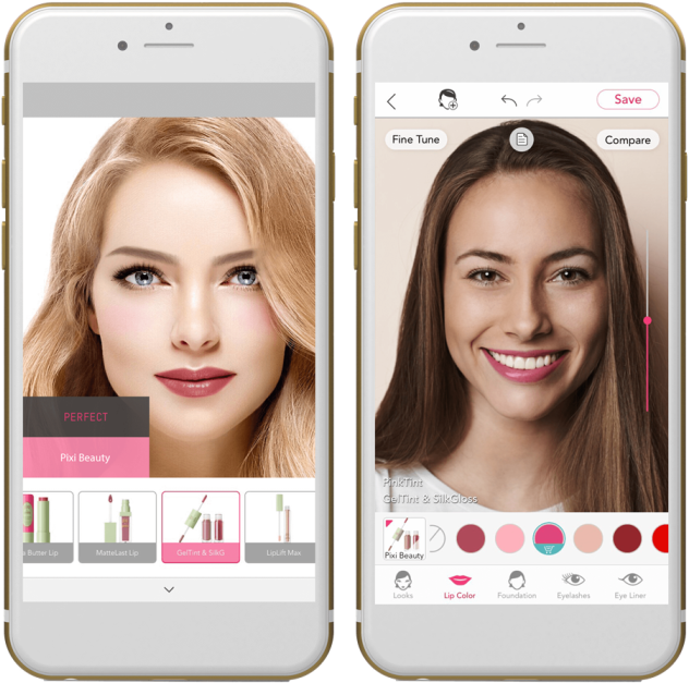 Perfect Corp's Virtual Makeup App Youcam Makeup Allows - Youcam App (662x632), Png Download