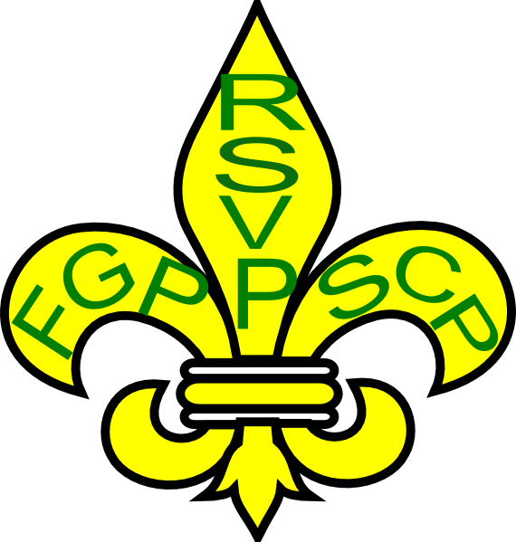 Original Png Clip Art File Senior Corps Fleur De Lis (570x599), Png Download