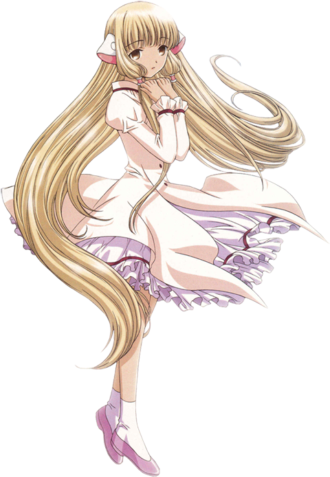 Chobits (491x707), Png Download