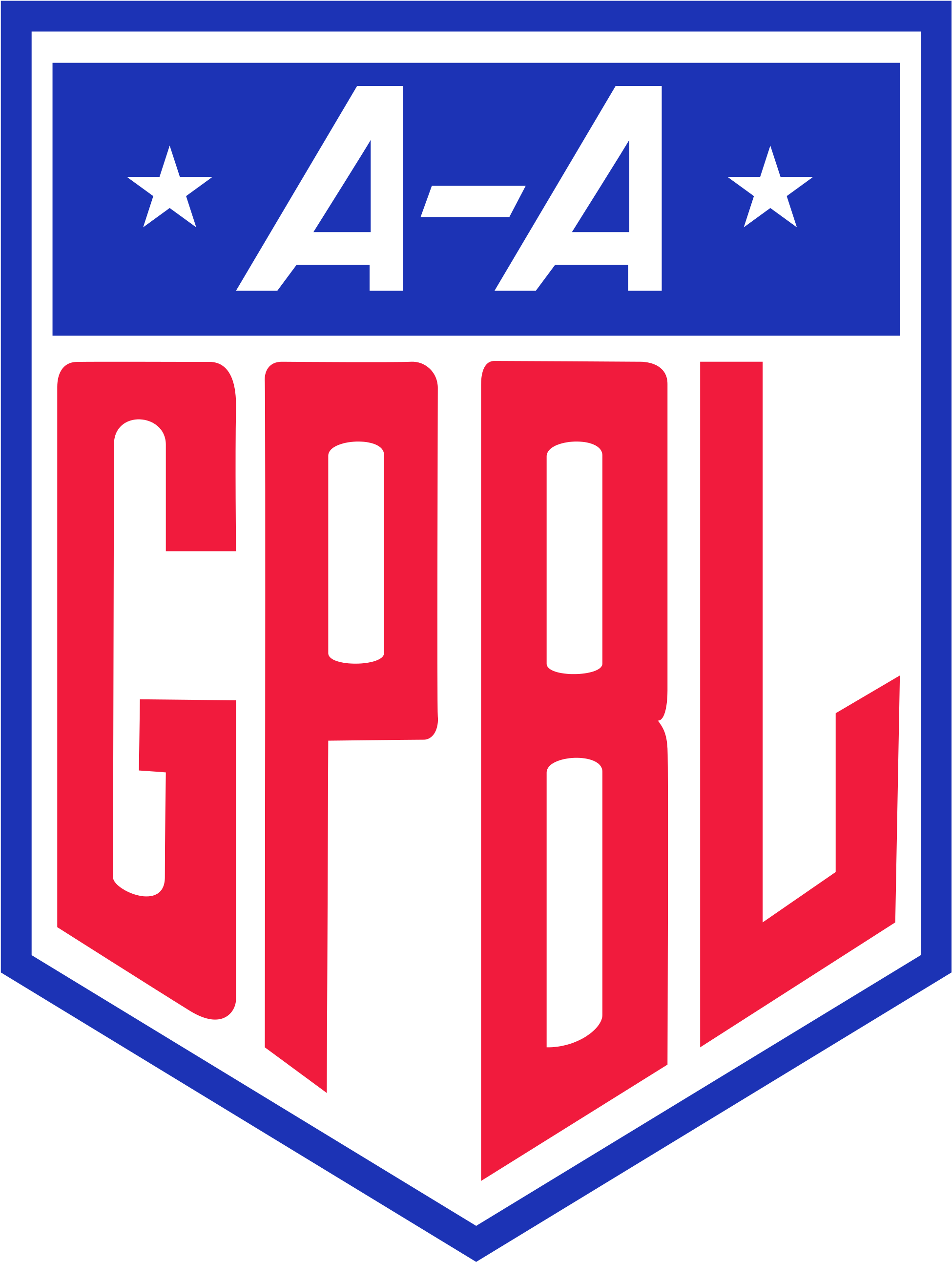 Open - All American Girls Professional Baseball League Logo (2000x2677), Png Download